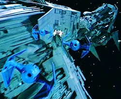 TIE Interceptors in de Battle of Endor