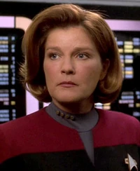 Captain Kathryn Janeway, in 2378