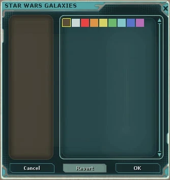 Lense color palette