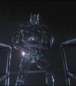 The endoskeleton of a T-800.