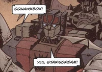 In how many comics do you get to see Squawkbox do anything at all?  Not enough, I say.
