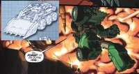 Construction vehicles are green on Cybertron, too.