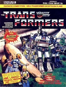 John Ridgway's first published Transformers work.