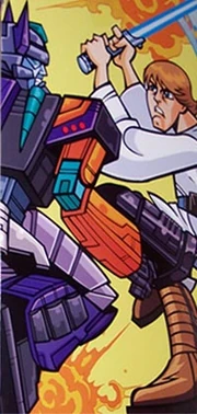Megatron is not Luke Skywalker's father. Probably.