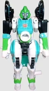 Yes, it's Arcee, despite the shocking lack of pink.