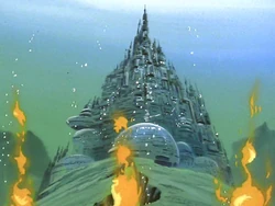 Love to explore that shore up above.  Out of the sea, wish I could be part of that world.