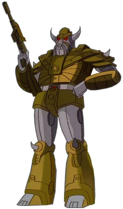 The face is supposed to look like a 17th century Japanese samurai half-mask... but this is often lost in translation.