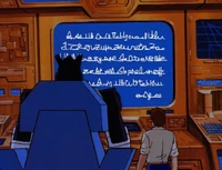 "Okay, Spike, here's your next Cybertronian lesson!" "Uh...for a...good...time...call..." "Whoops! Wrong screen!"