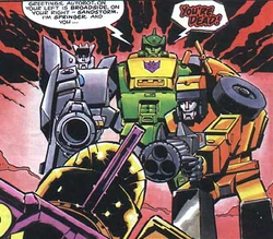 "Think how great a first impression we'd make if I shot him in the crotch!