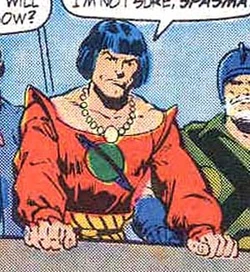 Prince Valiant in a dress.