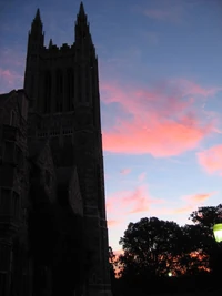 Cleveland Tower in the Old Graduate College of Princeton University, Princeton, New Jersey.
