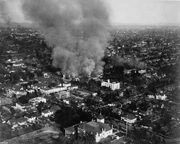 Los Angeles, 1932, in the immediate aftermath of the Japanese bombing raid that served as the climax of the Pacific War. (Southern Victory)