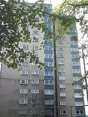 being prepared for demolition, september 2007