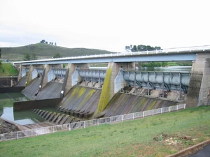 Scrivener Dam, in Canberra, Australia, was engineered to withstand a once-in-5000-years flood event