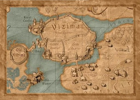 Vizima Térképe
