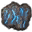 a blue piece of ore