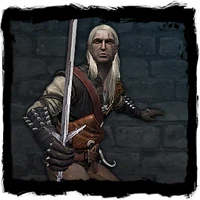 Geralt of Rivia, the character voiced by Rozenek