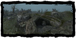entrance to Raven's crypt