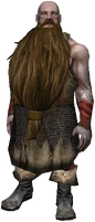 a dwarf blacksmith