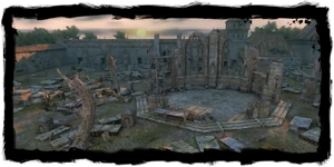 another view of the ruined church