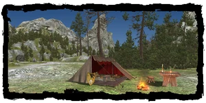 Merwin's tent
