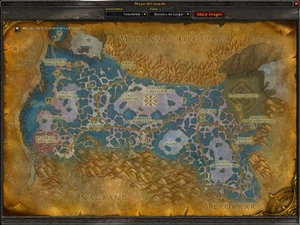 Mapa de Zangarmarsh