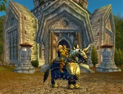 Un Paladin sur son fier destrier.