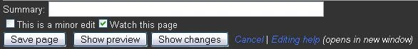 Edit summary text box