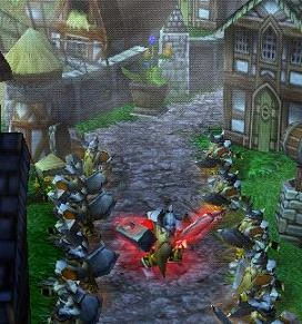 Boldrish Ancientforger is psyching up his troops for battle.