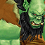 A level 1 Orc Hunter.
