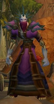 Undead male wearing the Robe of the Void
