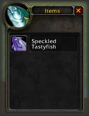 A speckled Tastyfish