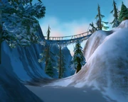 Frost Dagger Pass as seen from the southern end