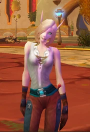 Blood Elf female in Sleeveless T-Shirt