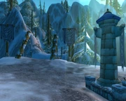 Snowfall Graveyard in the process of being captured by Alliance.