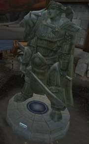 Varian Wrynn's statue