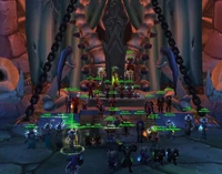 Momentum, atop the throne of Kel'Thuzad.