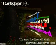 Cross-realm recruitment poster.