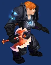 Dwarf female with The Planar Edge