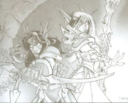 Shandris and Tyrande.