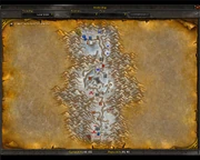 Wildpaw Ridge on the map.