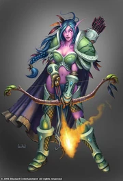 Night elf huntress