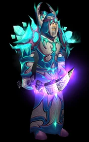 Human Mage wearing Wraith Blade