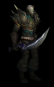 Human Rogue wearing Iblis, Blade of the Fallen Seraph