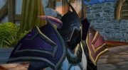 At the peek of his corruption.
