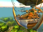 Alliance on a Horde Zeppelin