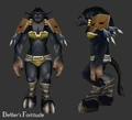 Tauren female wearing the Defiler's Fortitude
