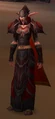 female Night Elf in Kodohide battlegear
