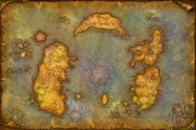 The WoW Alpha map with Northrend added