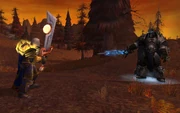 Tirion battles with Arthas